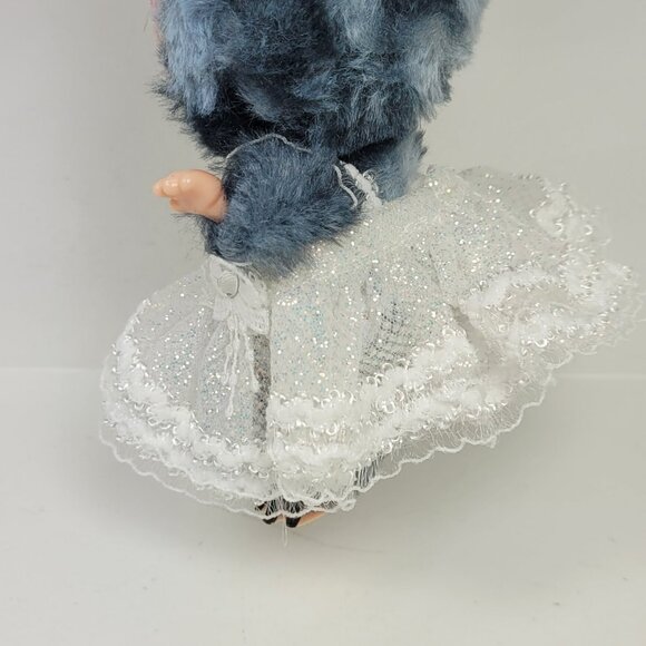 Labubu dress with bows and crown iridescent glitter No Doll - Picture 5 of 9